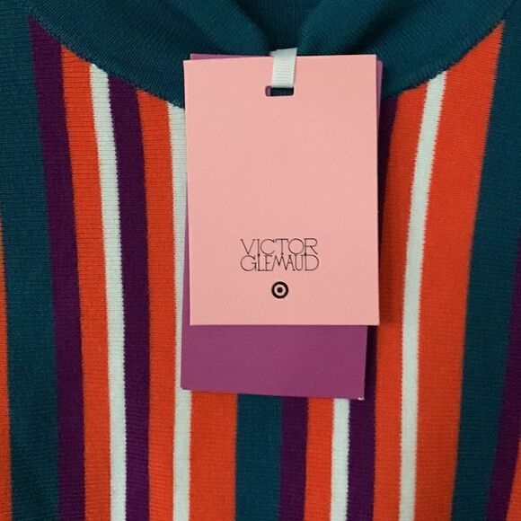 Victor Glemaud x Target Striped Mock Turtleneck Pullover Sweater - Picture 4 of 10